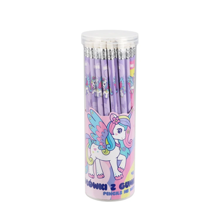 Ołówek z gumką Unicorn tuba A 48 STARPAK 490972 – zdjęcie 3