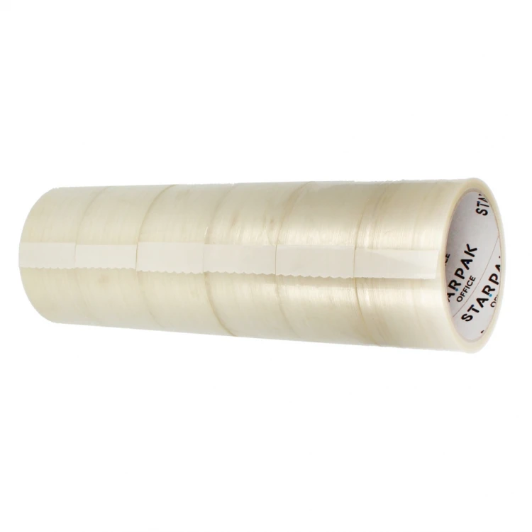 Taśma pakowa przeźroczysta 48mmx40mb A 6 STARPAK 228508 – zdjęcie 3