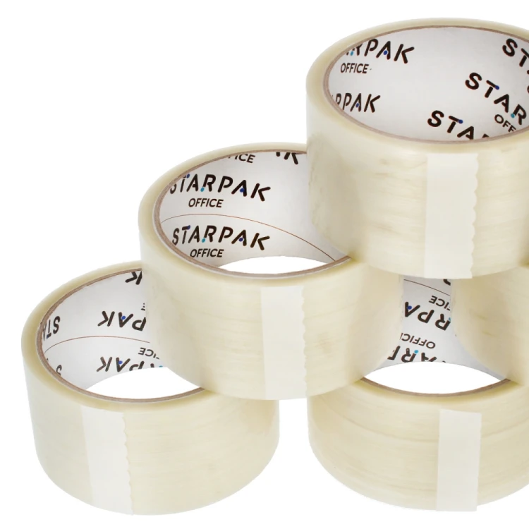 Taśma pakowa przeźroczysta 48mmx40mb A 6 STARPAK 228508 – zdjęcie 5