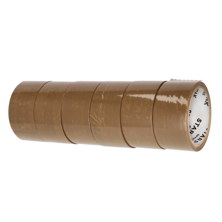 Taśma pakowa brązowa 48mmx50mb A 6 STARPAK 225293 – zdjęcie 3
