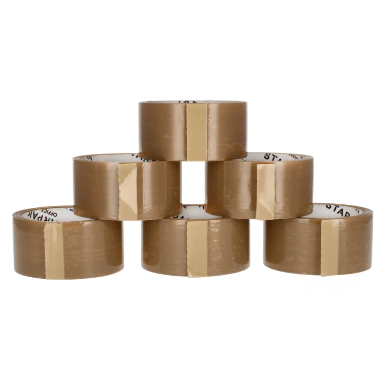 Taśma pakowa brązowa 48mmx50mb A 6 STARPAK 225293 – zdjęcie 4