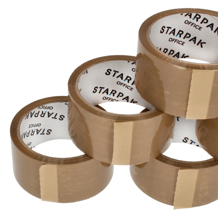 Taśma pakowa brązowa 48mmx50mb A 6 STARPAK 225293 – zdjęcie 5