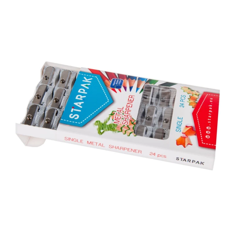 Temperówka szkolna metalowa A 24 STARPAK 413979 – zdjęcie 3