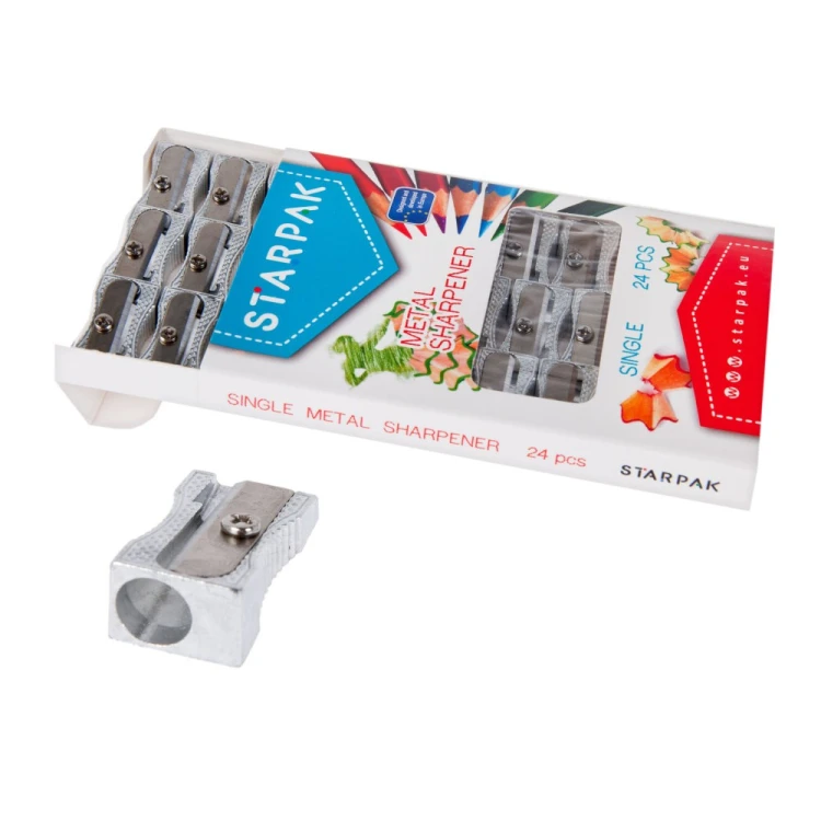Temperówka szkolna metalowa A 24 STARPAK 413979 – zdjęcie 4