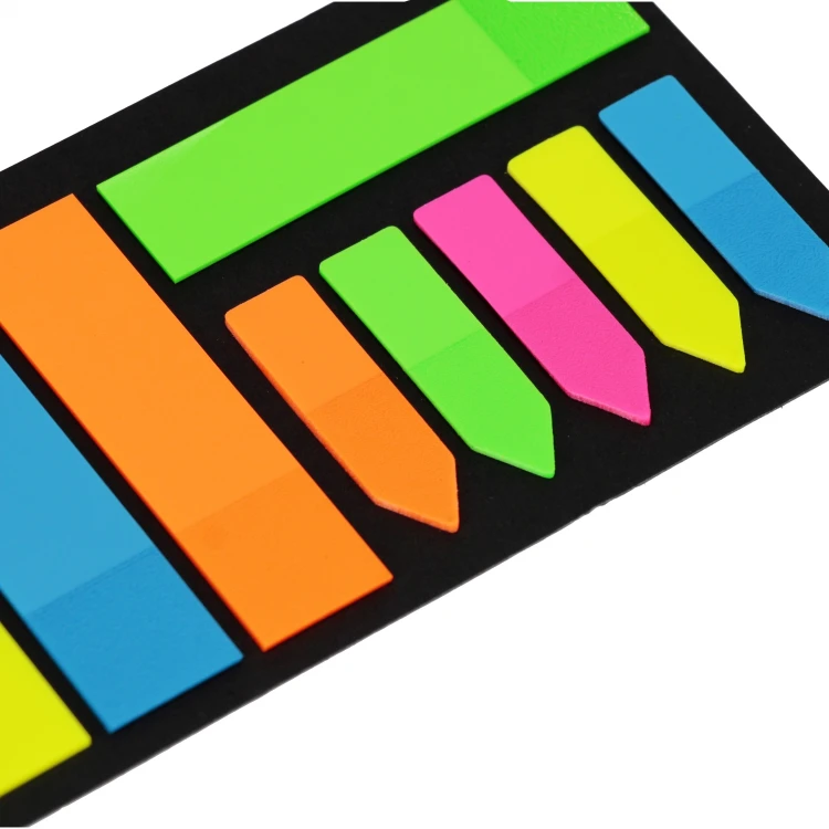 Zakładki indeksujące mix wzorów fluo 10x20k STARPAK 561878 – zdjęcie 2