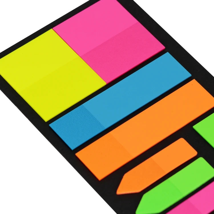 Zakładki indeksujące mix wzorów fluo 10x20k STARPAK 561878 – zdjęcie 4