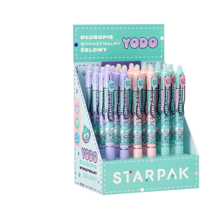Długopis ścieralny automatyczny 0.7 Yodo display A 24 STARPAK 552675 – zdjęcie 3