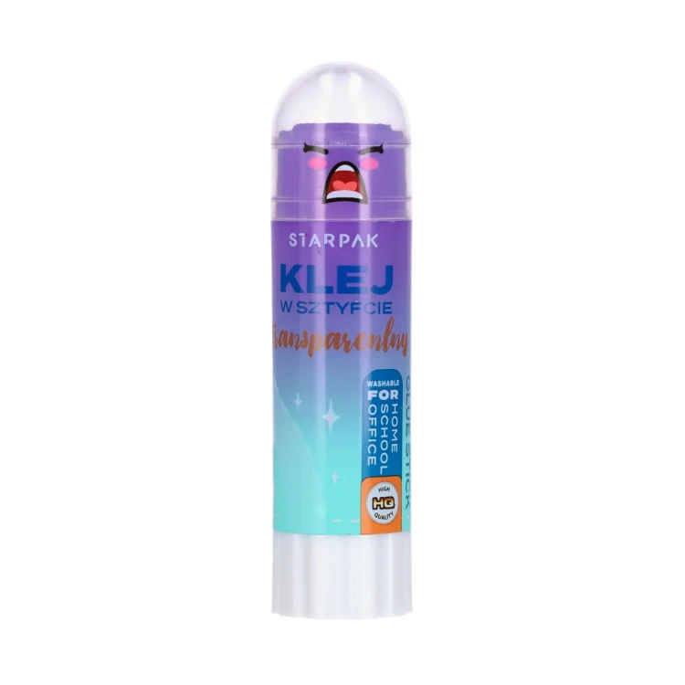 Klej w sztyfcie 15g transparentny kolorowy display A 24 STARPAK 578407 – zdjęcie 2
