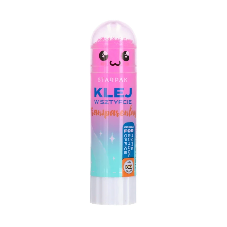 Klej w sztyfcie 15g transparentny kolorowy display A 24 STARPAK 578407 – zdjęcie 6