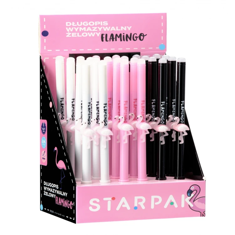 Długopis ścieralny zamykany 0.7 Flamingo  A 24 STARPAK 552686 – zdjęcie 3