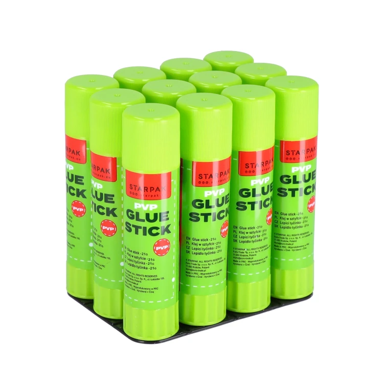 Klej w sztyfcie 21g PVP display A 12  STARPAK 578415 – zdjęcie 4