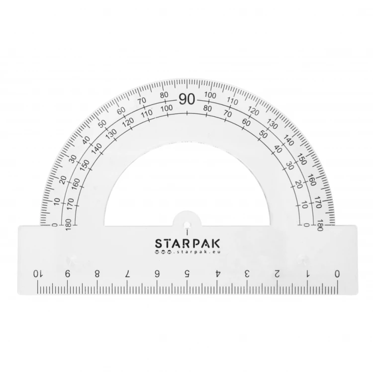 Kątomierz 180 /10cm STARPAK 283231 – zdjęcie 2