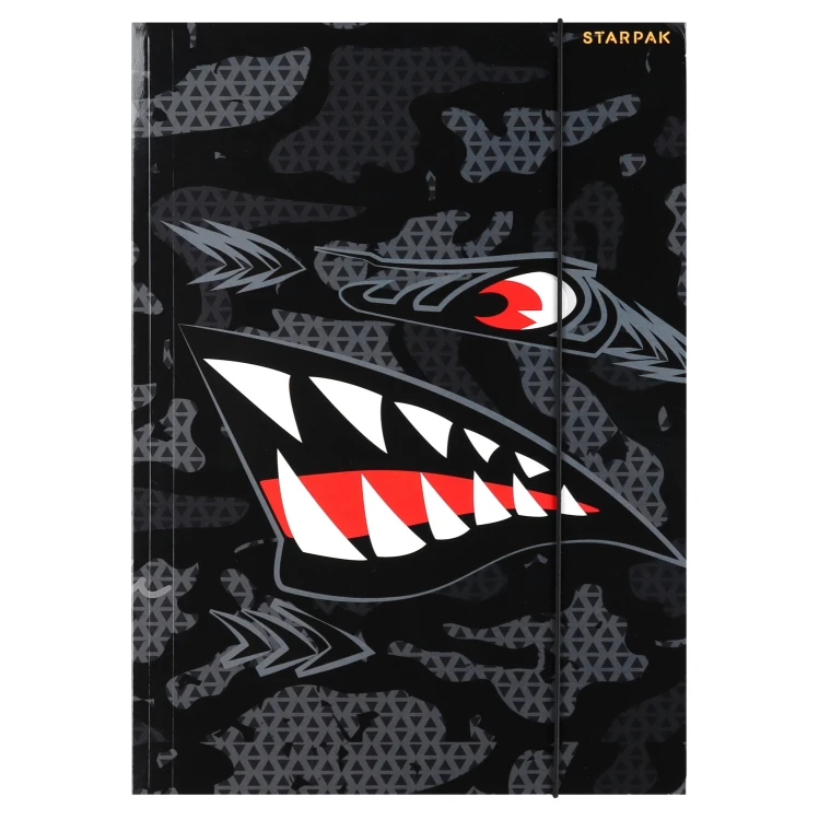 Teczka z gumką A4 Shark mix STARPAK 583301 – zdjęcie 4