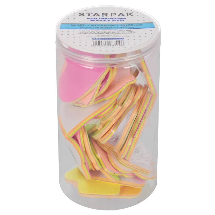 Notes samoprzylepny 70x70/50k tuba A 24  STARPAK 559661 – zdjęcie 2