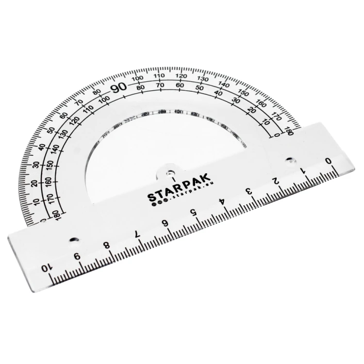 Kątomierz 180 /10cm A 20 STARPAK 283232 – zdjęcie 2