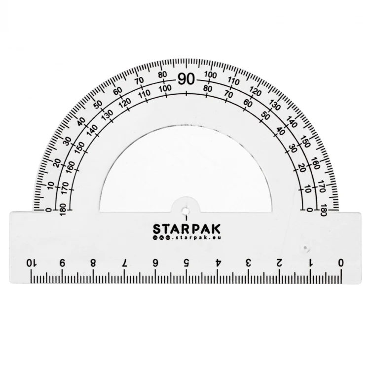 Kątomierz 180 /10cm A 20 STARPAK 283232 – zdjęcie 3