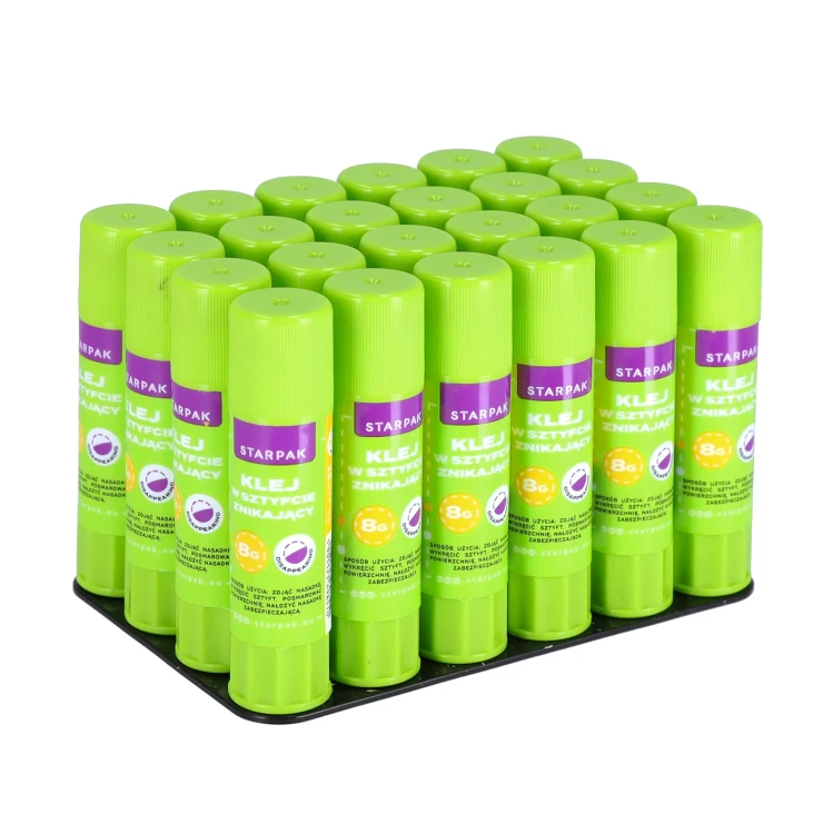Klej w sztyfcie znikający 8g display A 24 STARPAK 578404 – zdjęcie 3