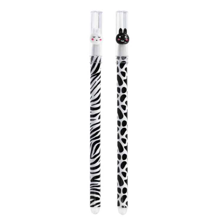 Długopis ścieralny zamykany 0.7 Black & White A 24 STARPAK 552687 – zdjęcie 2
