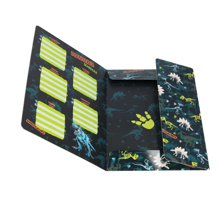 Teczka z gumką A4 Dino Glow STARPAK 559701 – zdjęcie 3