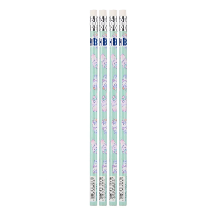 Ołówek z gumką HB Bubble Tea tuba A 48  STARPAK  559680 – zdjęcie 2