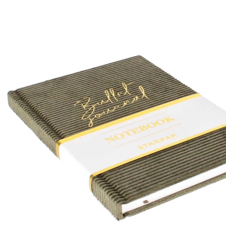 Notes  sztruks A5/80k oliwka STARPAK 452848 – zdjęcie 2