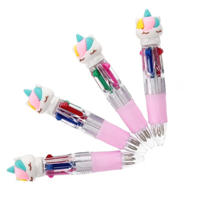 Długopis wielokolorowy mini 4 kolory 0.7 z figurką display A 24 STARPAK 563053 – zdjęcie 3