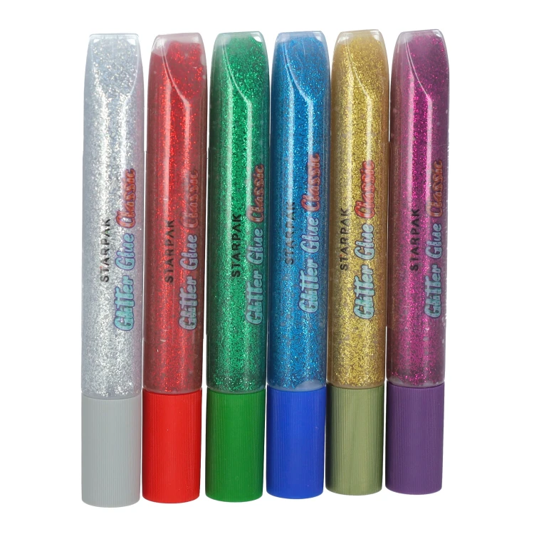 Klej brokatowy 10,5ml  6 kolorów STARPAK 578418 – zdjęcie 4