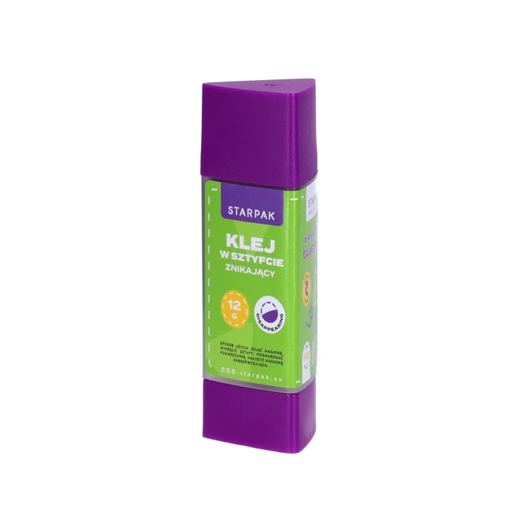 Klej w sztyfcie znikający 12g  display A 12 STARPAK 578405 – zdjęcie 2