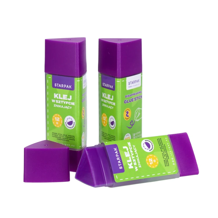 Klej w sztyfcie znikający 12g  display A 12 STARPAK 578405 – zdjęcie 3