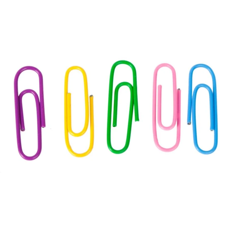 Spinacze biurowe kolorowe 150szt. tuba STARPAK 429647 – zdjęcie 3