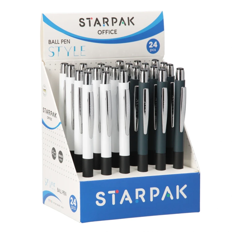 Długopis automatyczny metalowy 0.7 Style display A 24 STARPAK 541191 – zdjęcie 5