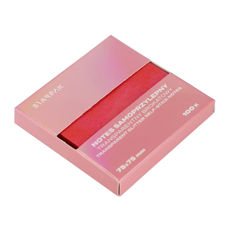Notes samoprzylepny 75x75/100k transparent Ombre ciemny C5 STARPAK 576525 – zdjęcie 5