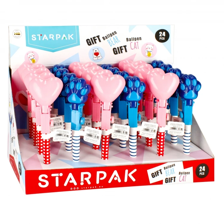 Długopis zamykany Gift Miś/Kot display A 24 STARPAK 491314 – zdjęcie 6