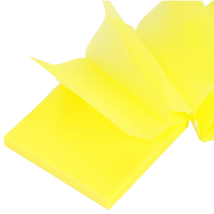 Notes samoprzylepny 75x75/100k transparent brokat żółty STARPAK 576532 – zdjęcie 4