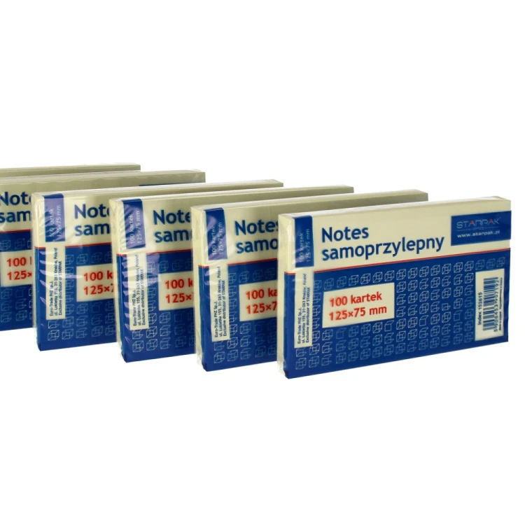 Notes samoprzylepny 76x127/100k A 12 STARPAK 152615 – zdjęcie 3