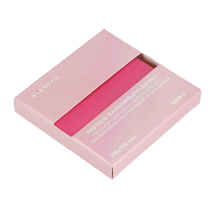 Notes samoprzylepny 75x75/100k transparent Ombre ciemny C3 STARPAK 576523 – zdjęcie 5