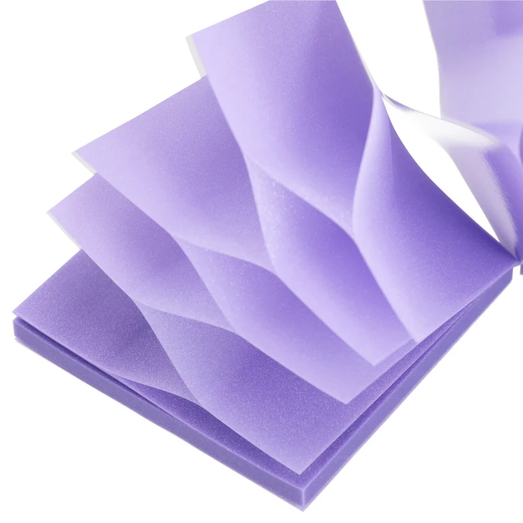 Notes samoprzylepny 75x75/100k transparent brokat fioletowy STARPAK 576527 – zdjęcie 4