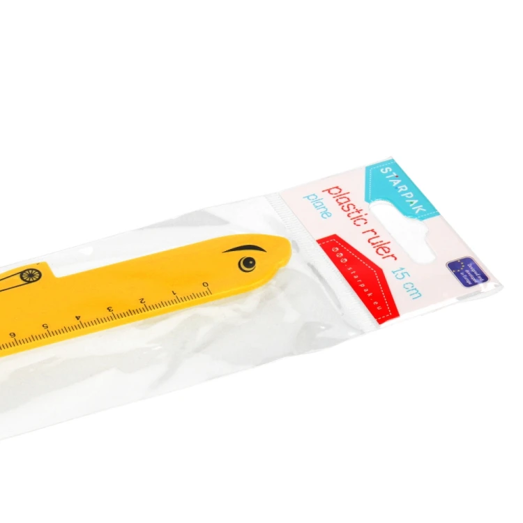 Linijka plastikowa Samolot 15cm PBH STARPAK 470961 – zdjęcie 2