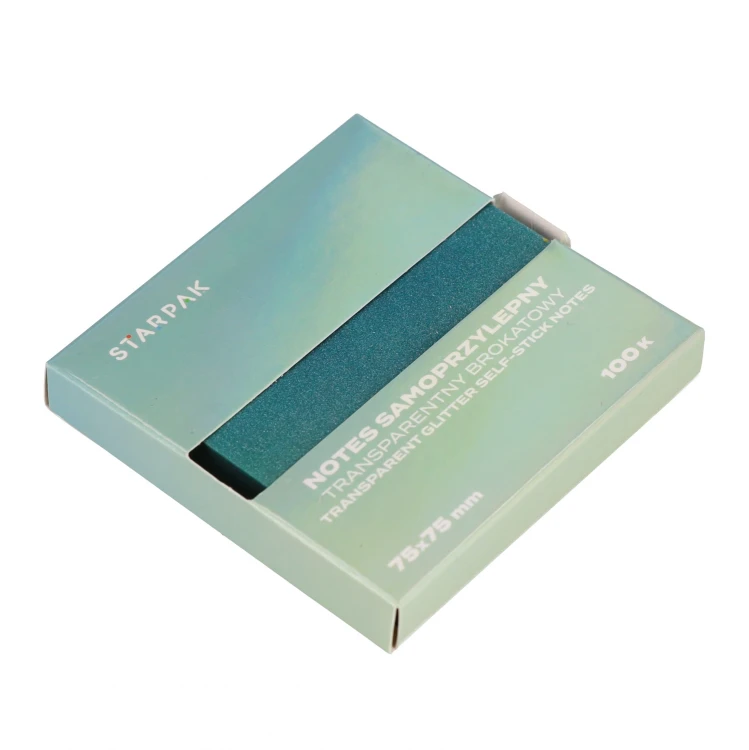 Notes samoprzylepny 75x75/100k transparent Ombre ciemny C6 STARPAK 576526 – zdjęcie 5