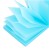 Notes samoprzylepny 75x75/100k transparent brokat niebieski STARPAK 576530 – zdjęcie 4