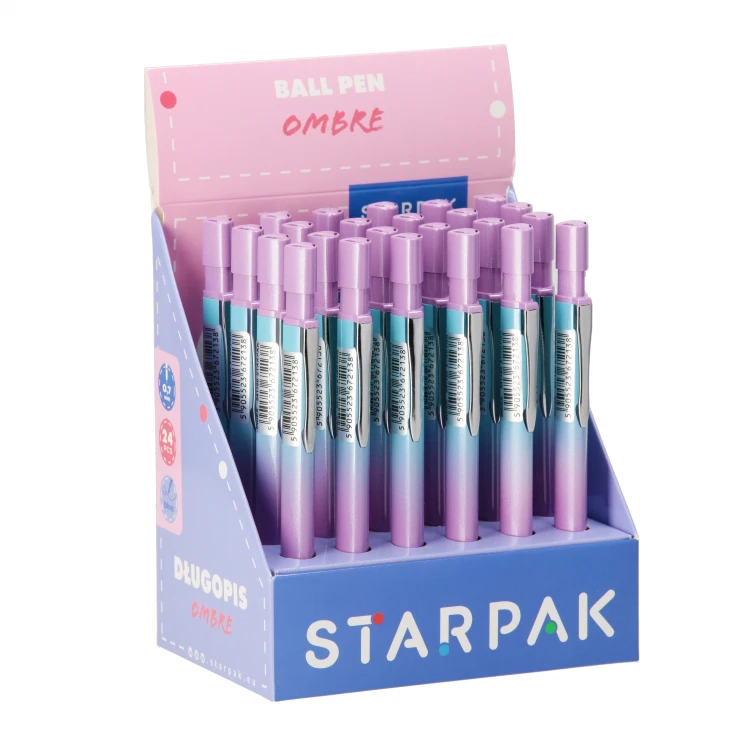 Długopis automatyczny metalowy 0,7 Ombre display A 24 STARPAK 541180 – zdjęcie 5