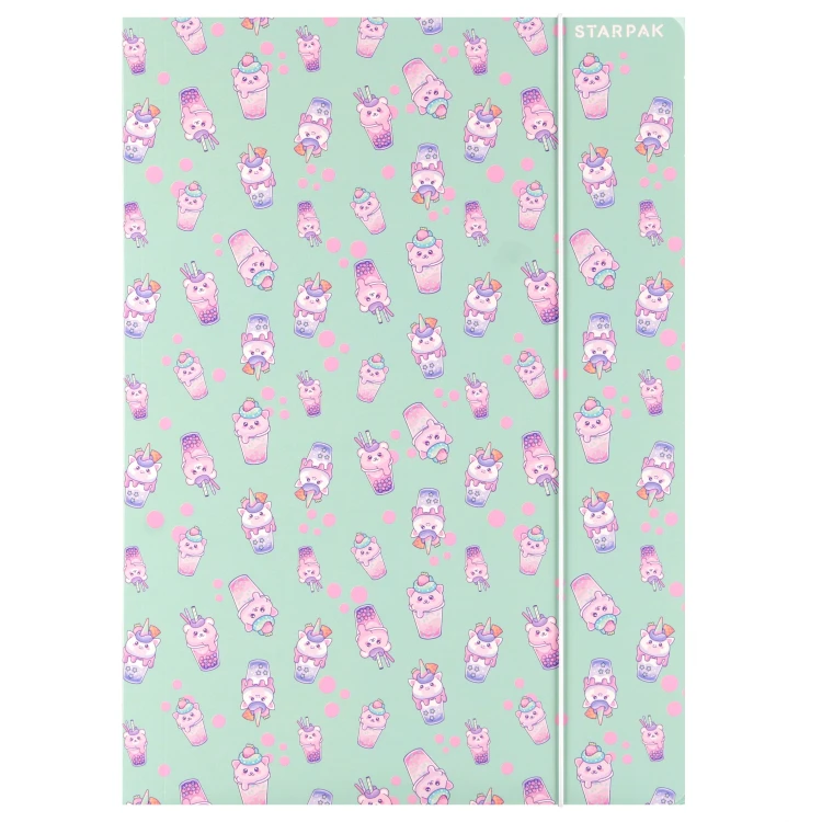 Teczka z gumką A4 Bubble Tea STARPAK 559725 – zdjęcie 4