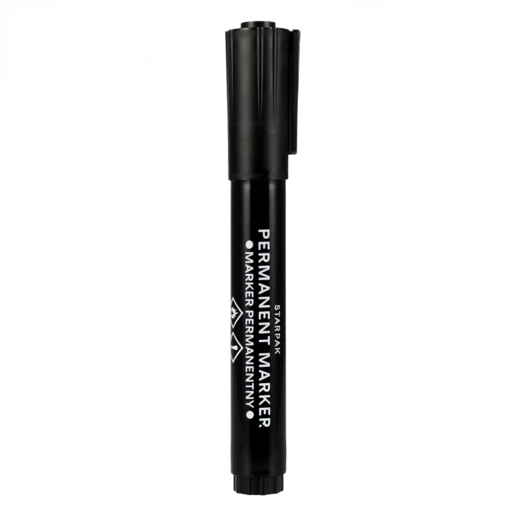 Marker permanentny okrągły czarny A 12 STARPAK 524583 – zdjęcie 5