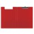 Clipboard A4 PVC zamykany czerwony STARPAK 586524 – zdjęcie 2