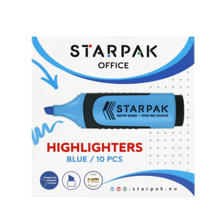 Zakreślacz niebieski  A 10 STARPAK 505522 – zdjęcie 6