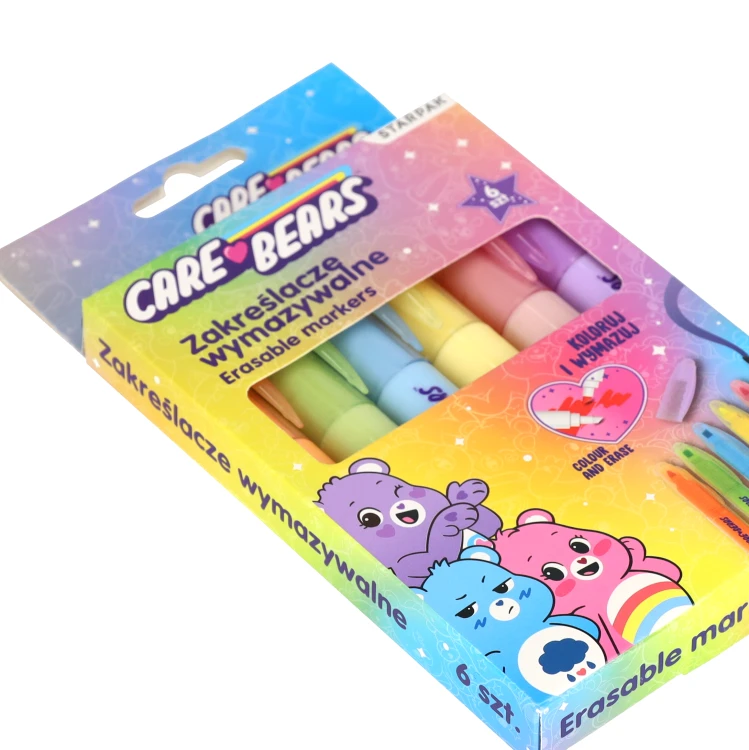 Zakreślacz wymazywalny 6 kolorów Care Bears STARPAK 582139 – zdjęcie 4