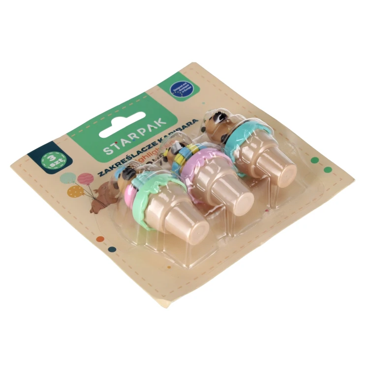 Zakreślacz mini Kapibara 3 kolory STARPAK  563031 – zdjęcie 4
