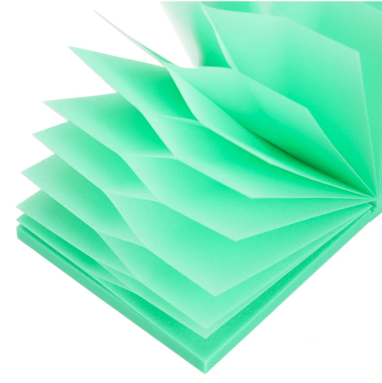Notes samoprzylepny 75x75/100k transparent brokat zielony STARPAK 576531 – zdjęcie 4