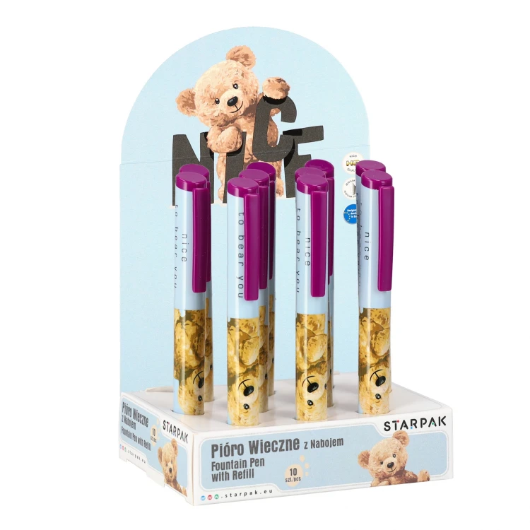Pióro wieczne Miś display A 10 STARPAK 583514 – zdjęcie 3