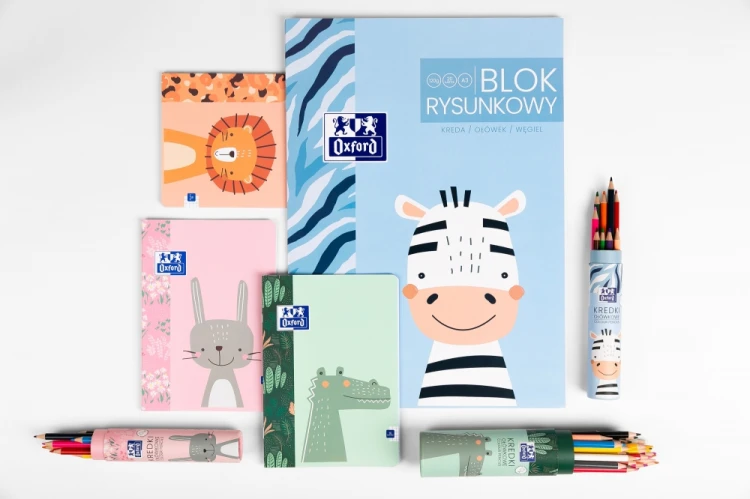 Zeszyt A4/32k linia wąska Kids Oxford A 10 HAMELIN 400175626 – zdjęcie 2